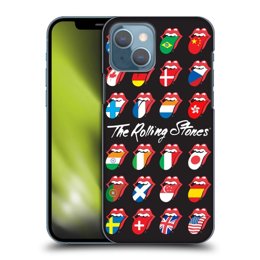 ROLLING STONES ローリングストーンズ (来日 35周年 記念 ) - Flag Poster ハード case / Apple iPhoneケース - PGS